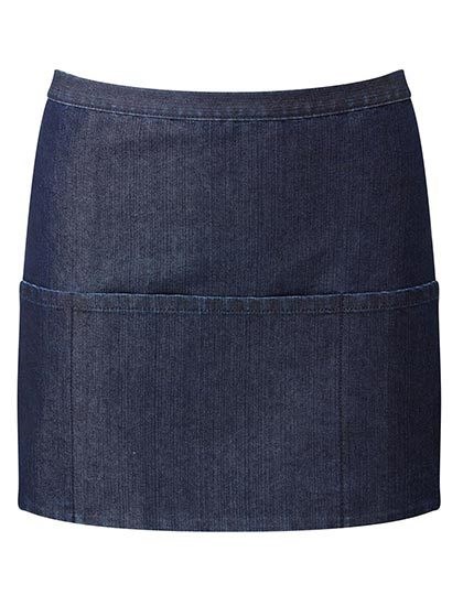 Premier Workwear - Colours Collection 3-Pocket Apron - Indigo Denim