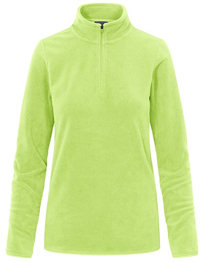 Promodoro - Women´s Recycled Fleece Troyer - Lime Green