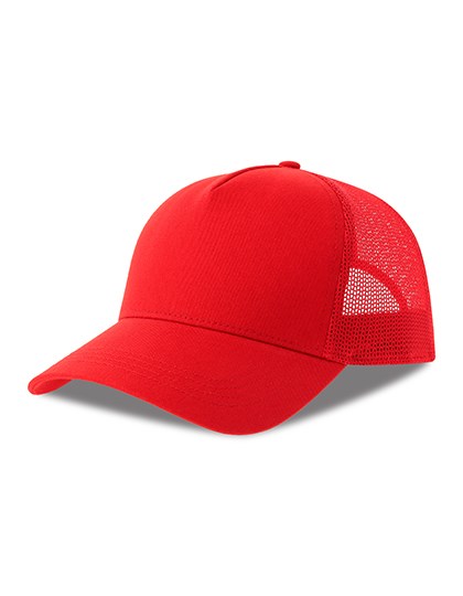 Atlantis - Rapper Cotton-S Cap - Red, Red