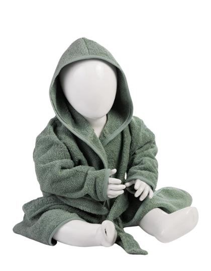 ARTG - Babiezz® Bathrobe With Hood - Old Green, Old Green