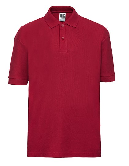 Russell Athletic - Kids Classic Polycotton Polo - Classic Red