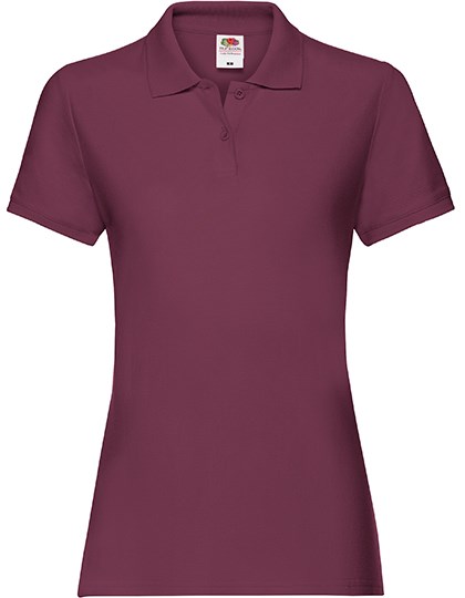 Fruit of the Loom - Ladies´ Premium Polo - Burgundy