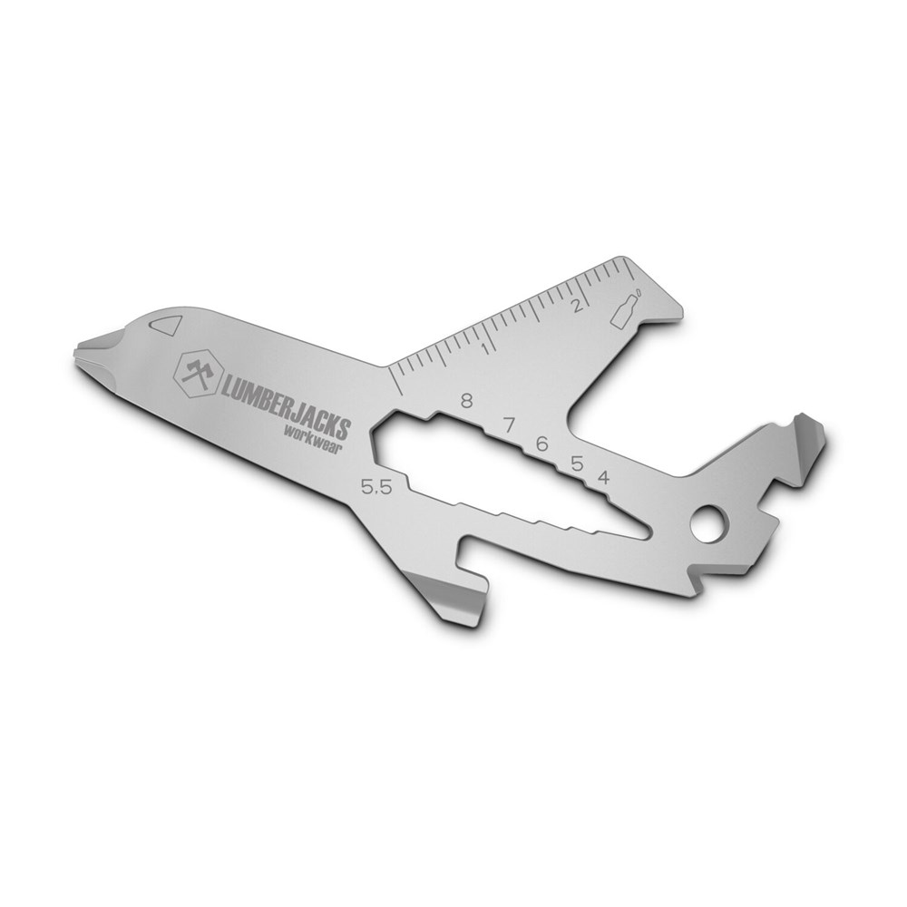 Geschenkartikel: ROMINOX® Key Tool Airplane / Flugzeug (19 Funktionen) im Motiv-Mäppchen Frohe Ostern