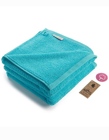 ARTG - Fashion Hand Towel - aqua blue