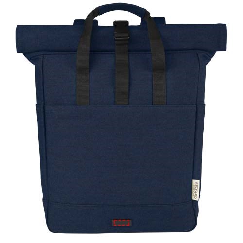 Joey 15" GRS Rolltop Laptoprucksack aus recyceltem Canvas 15 L