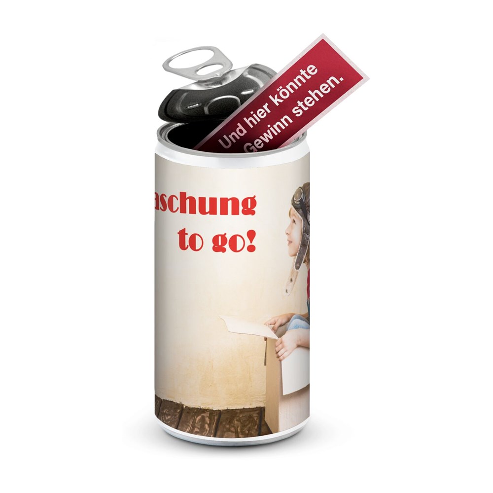 Lindt-Oster-Überraschung, Das Nest in der Dose - Etikett Sie sind das Gelbe vom Ei