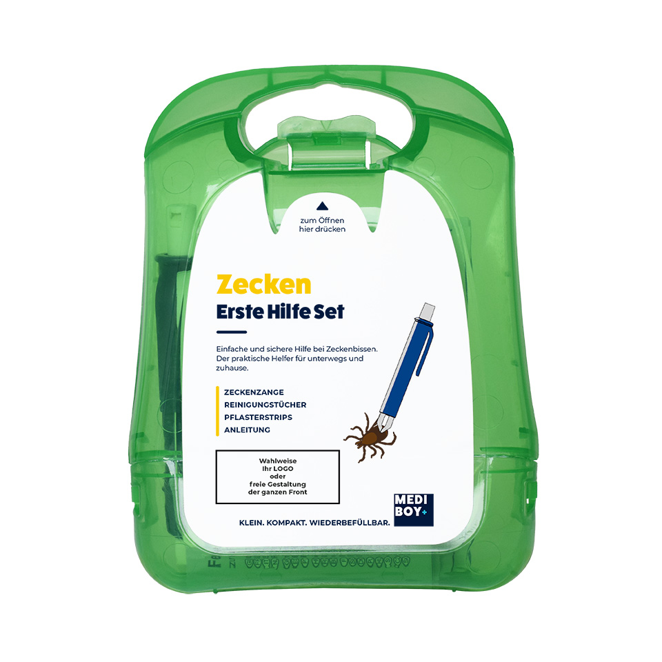 Mediboy Zecken Erste Hilfe Set - grün