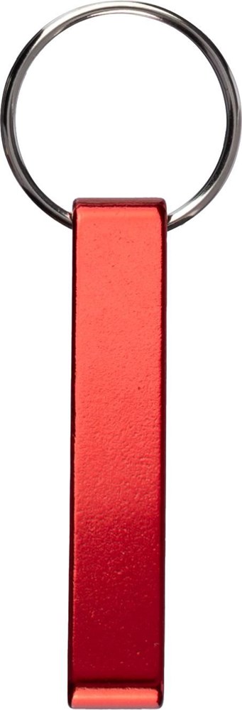 Schlüsselhalter aus recyceltem Aluminium Anneliese - rot