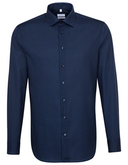 Seidensticker - Men´s Shirt Slim Fit Long Sleeve - Dark Blue