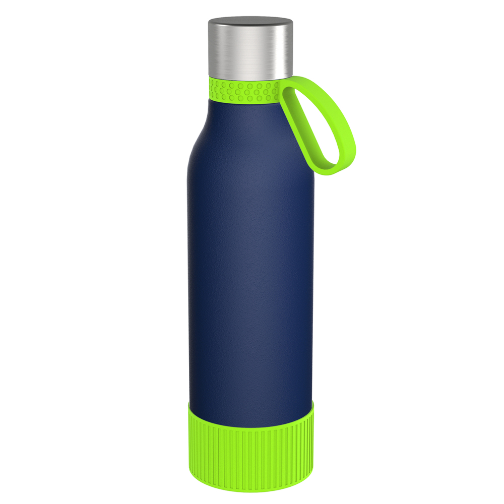 Trinkflasche RETUMBLER-myTOULON II 820 - hellgrün, dunkelblau