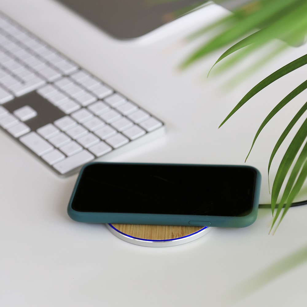 Wireless Charger EasyCharge Wood V2 - 15 Watt