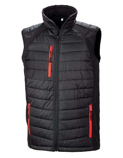 Result Recycled - Recycled Compass Padded Softshell Gilet