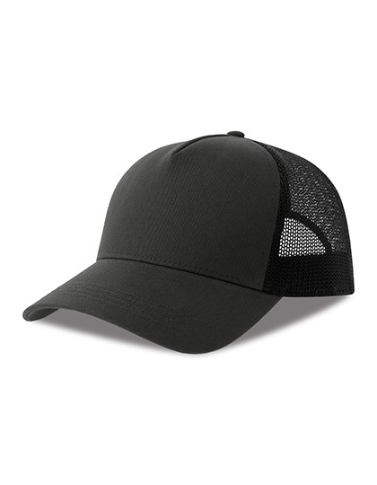 Atlantis - Rapper Cotton-S Cap - Dark Grey, Black