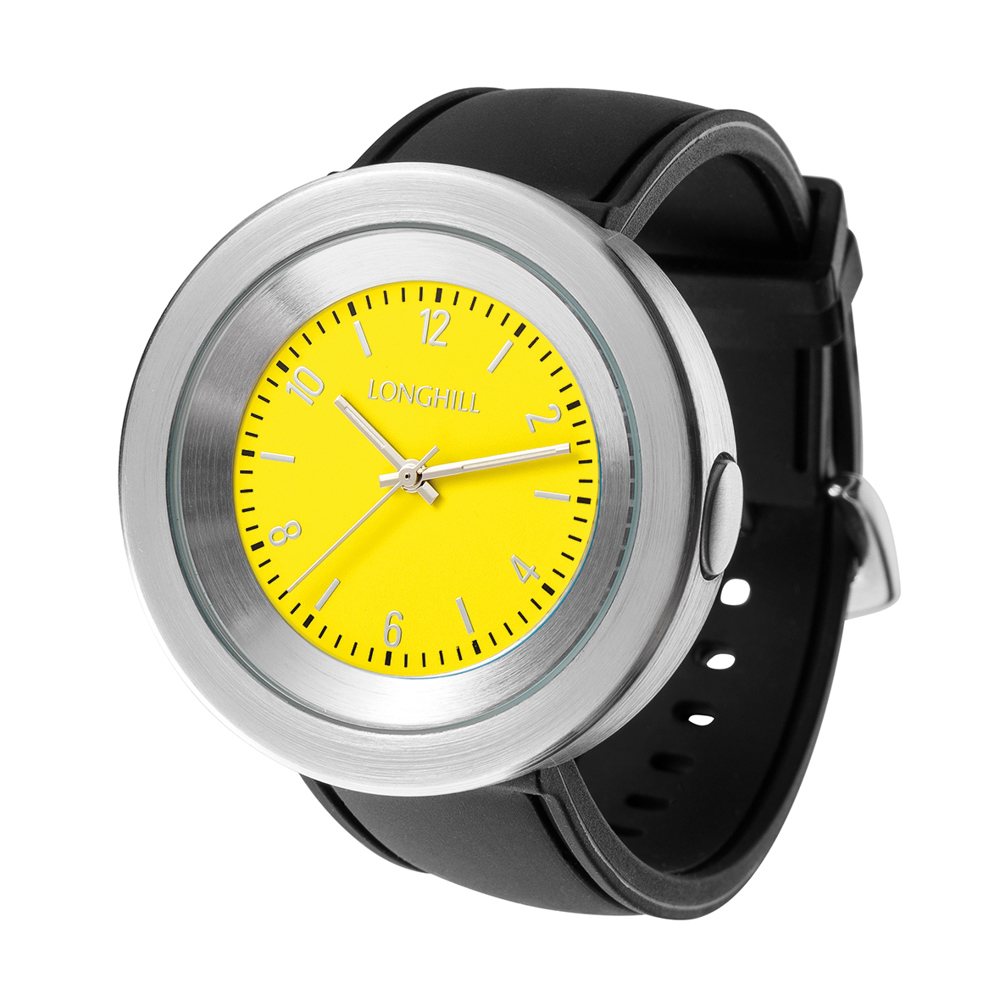 Metalluhr LEON - gelb