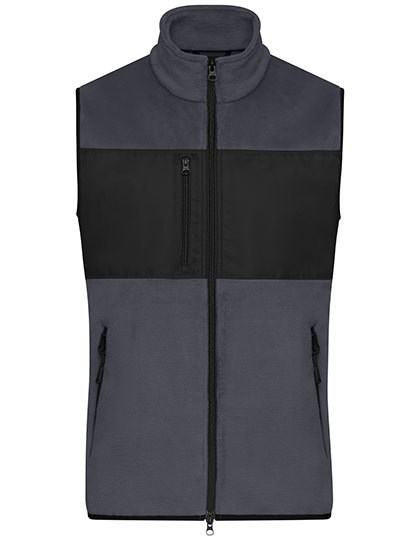 Daiber - Men´s Fleece Vest - Carbon, Black