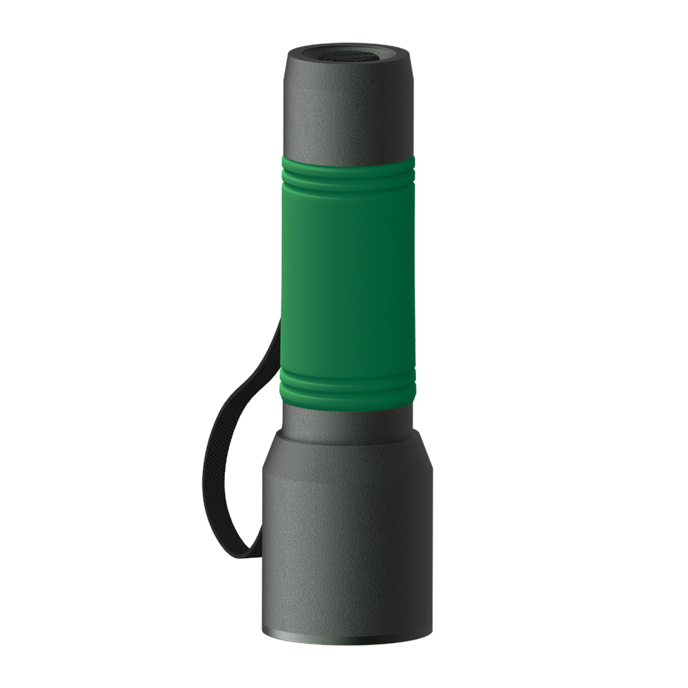 Taschenlampe REEVES-myFLASH 300 - grün, anthrazit