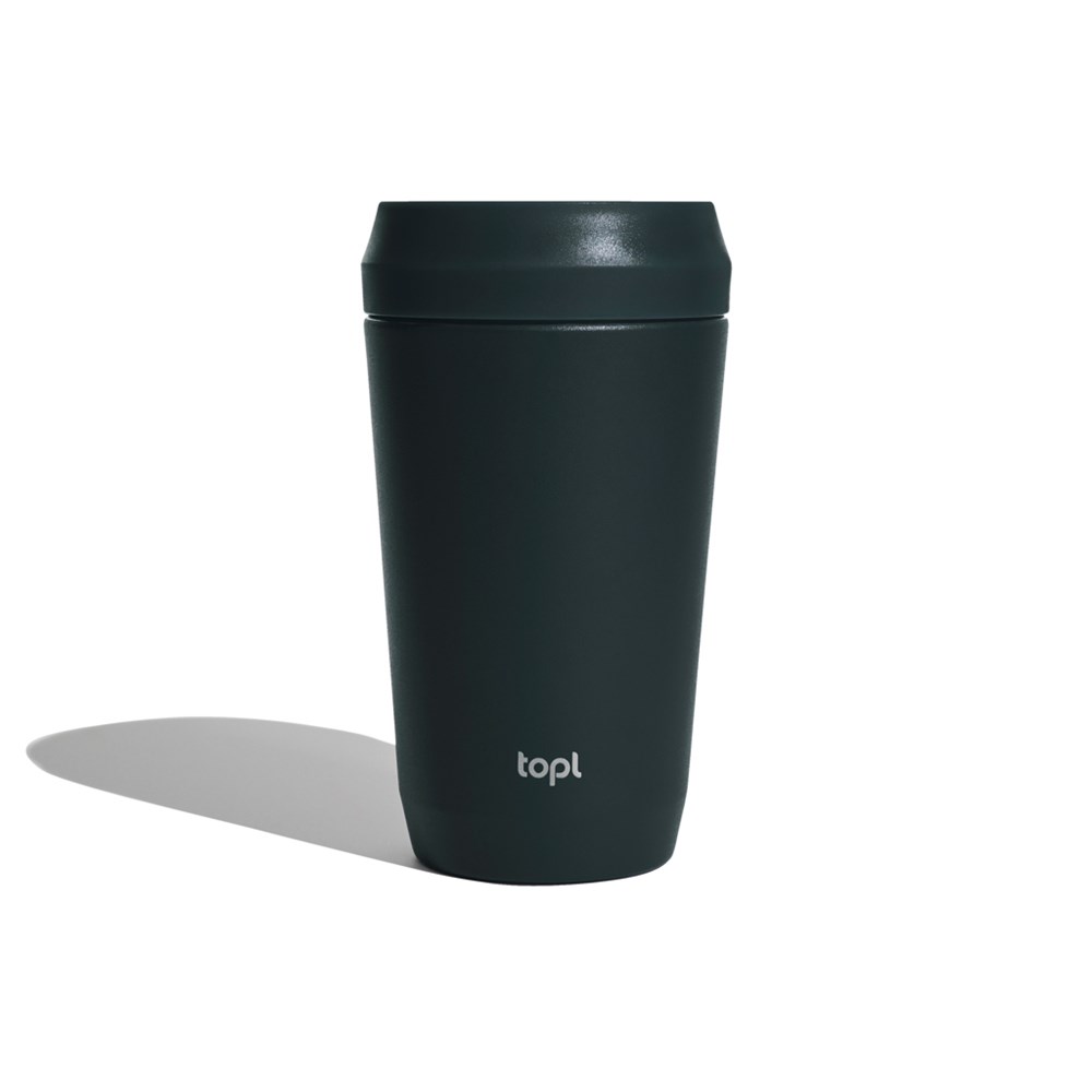 Topl-Trinkbecher aus rec. Stahl mit 360-Grad-Deckel 354ml
