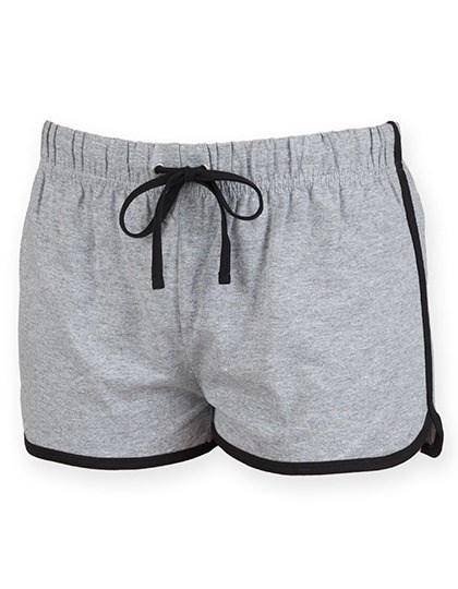 SF Women - Women´s Retro Shorts - Heather Grey, Black