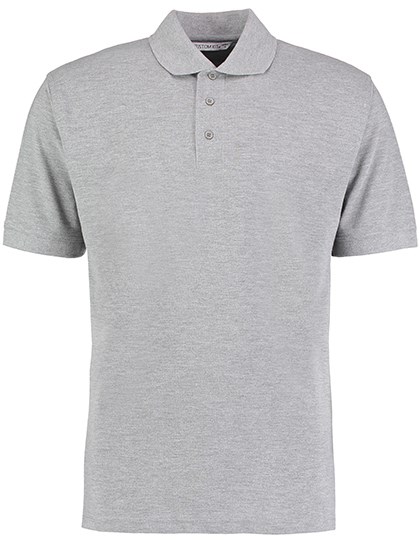 Kustom Kit - Classic Fit Klassic Superwash® 60° Polo - Heather Grey