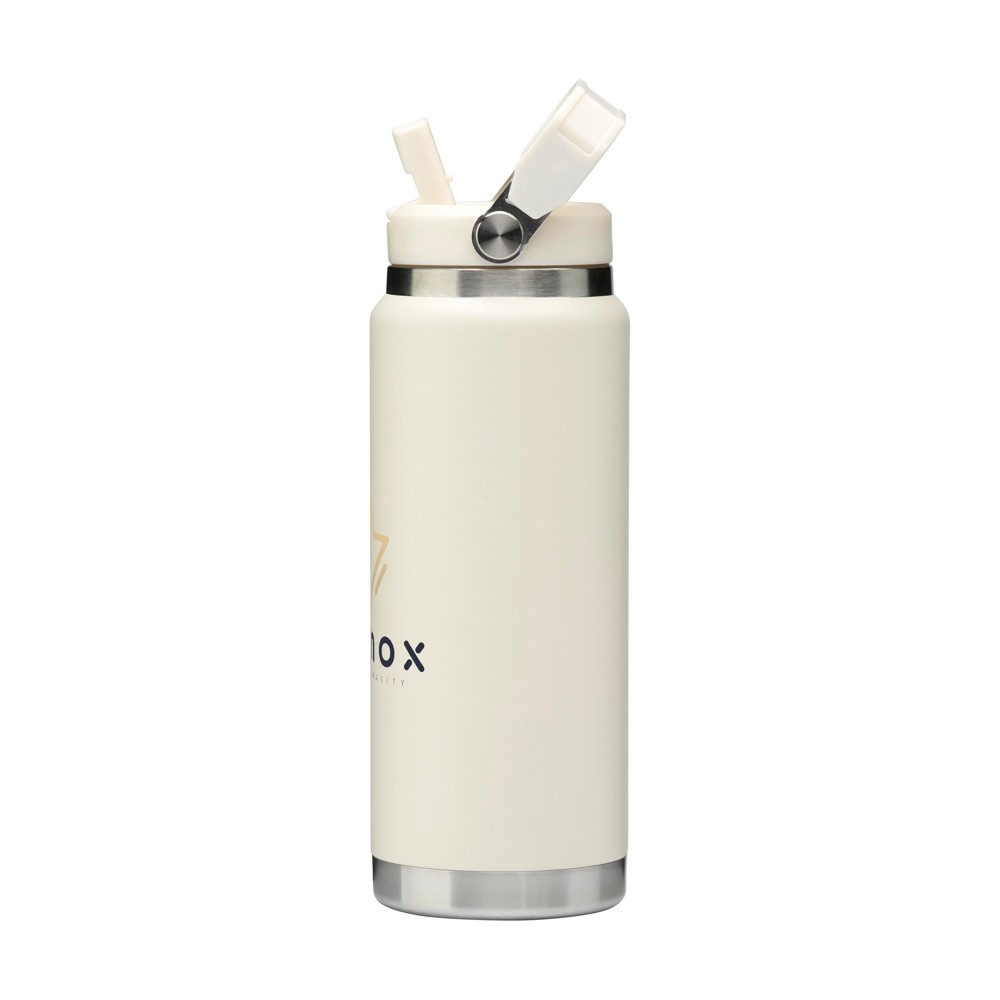 AnthronSquare RCS Steel Flask 900 ml Thermoflasche - beige (± PMS 7501C)