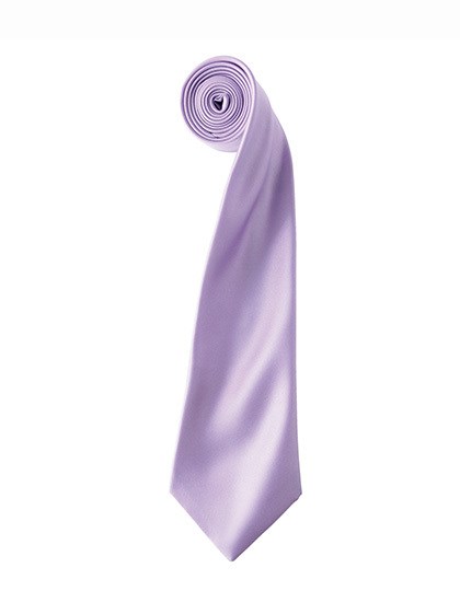 Premier Workwear - Colours Collection Satin Tie - Lilac (ca. Pantone 264C)