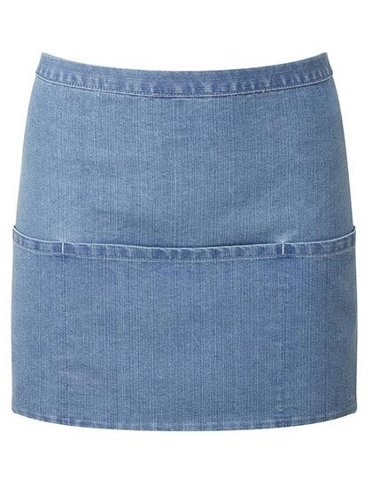 Premier Workwear - Colours Collection 3-Pocket Apron - Blue Denim (ca. Pantone 2166C)