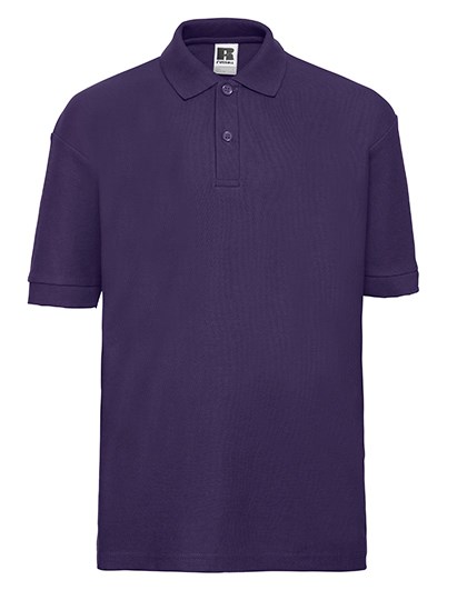 Russell Athletic - Kids Classic Polycotton Polo - Purple