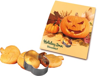 Backe Deinen Halloween Kürbis, 1-4 c Digitaldruck inklusive