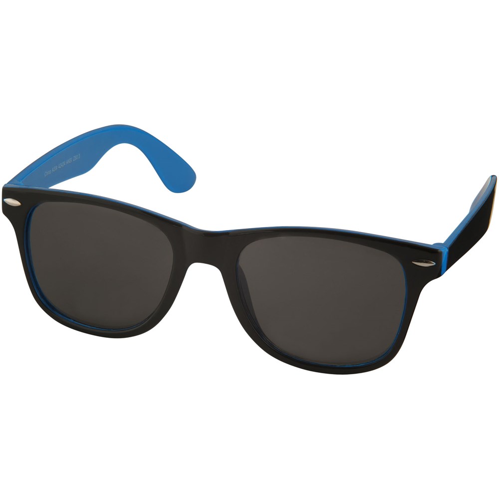 Sun Ray Sonnenbrille mit zweifarbigen Tönen - processblau, schwarz