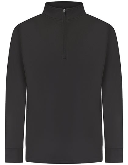 Finden+Hales - Adults 1/4 Zip Tracksuit Top - Black