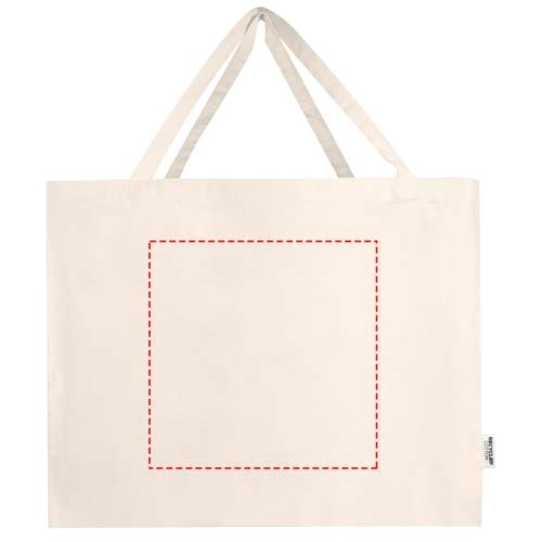 Odessa 220 g/m² Baumwoll Tragetasche aus GRS recycelter Baumwolle 40L