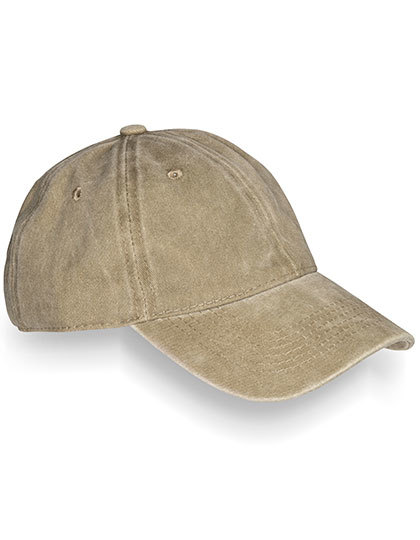 Result Headwear - Pure Cotton Vintage Cap - Vintage Sand