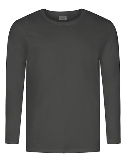 Promodoro - Men´s Premium-T Long Sleeve - Charcoal (Solid)