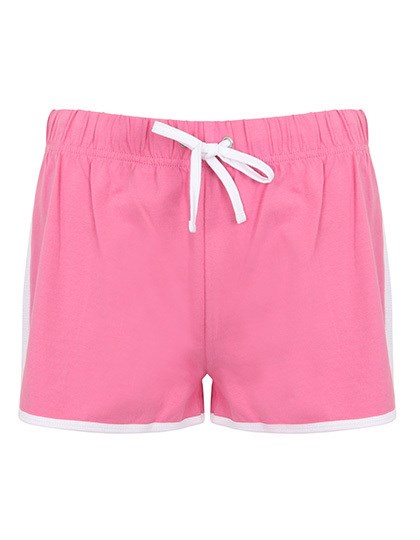 SF Women - Women´s Retro Shorts - Bright Pink, White