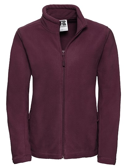 Russell Athletic - Ladies´ Full Zip Outdoor Fleece - Burgundy