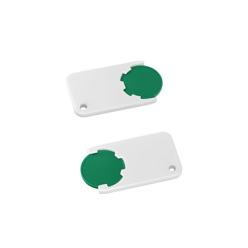 Chiphalter mit 1€-Chip "Beta" - Grün/Weiß