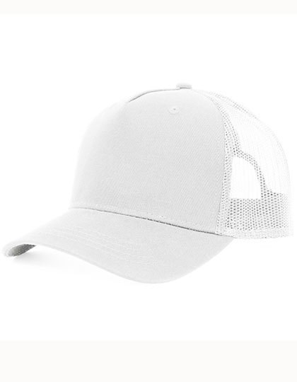 Brain Waves - 5-Panel Trucker Cap Recycled - White, White