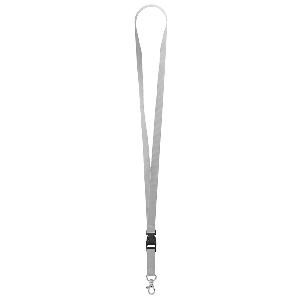Schlüsselband/Lanyard "Standard" - Silber (ca. Pantone 877C)