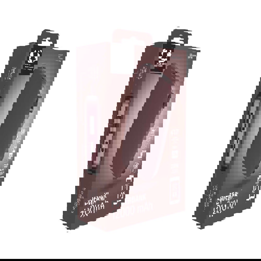 Fresh 'n Rebel Powerbank 12000 mAh USB-C Deep Mauve