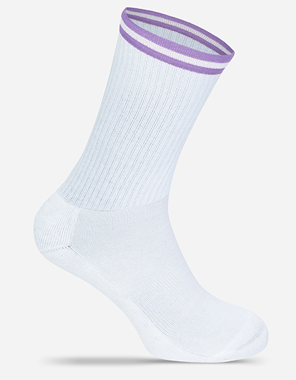 MR. SOCKS - Tennis Socks Premium - White, Lilac