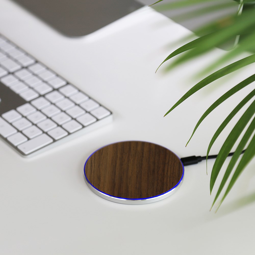 Wireless Charger EasyCharge Wood V2 - 15 Watt