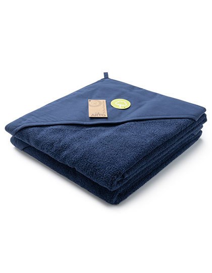 ARTG - PRINT-Me® Baby Hooded Towel - French Navy