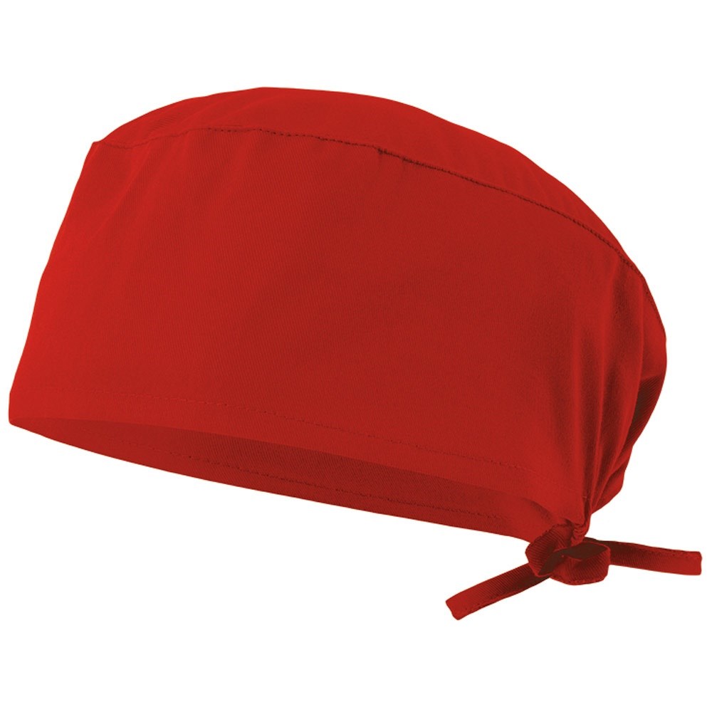 VL ENLIL. Gesundheitsbonnet (190g/m²), in Baumwolle (35%) und Polyester (65%) - rot