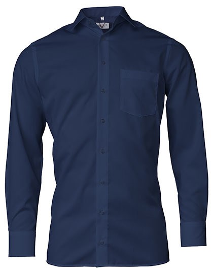 Marvelis - Men´s Shirt Comfort Fit Long Sleeve - Navy