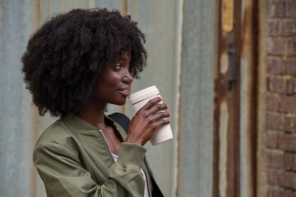 Topl-Trinkbecher aus rec. Stahl mit 360-Grad-Deckel 354ml