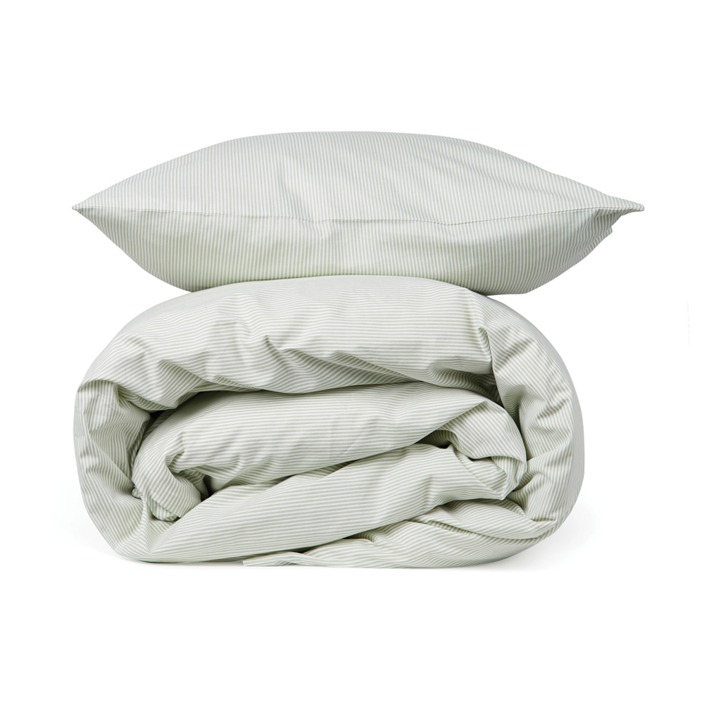 Montgomery Premium-Baumwollbettwäsche, 4er-Set - grün, weiß (± PMS Green/ ± PMS White)