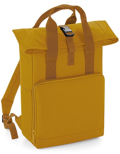 BagBase - Twin Handle Roll-Top Backpack - Mustard