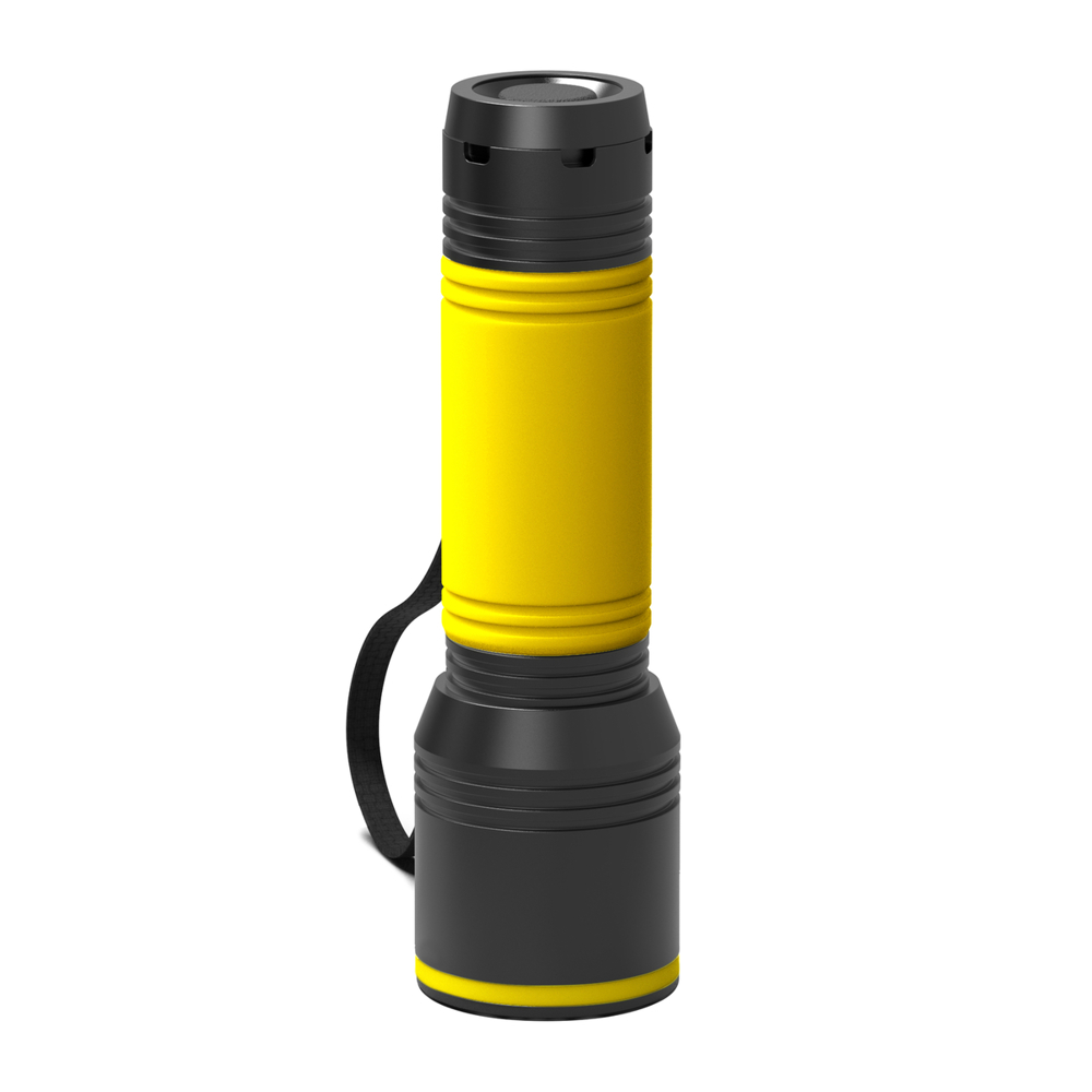 Taschenlampe REEVES-myFLASH 700 - schwarz, gelb