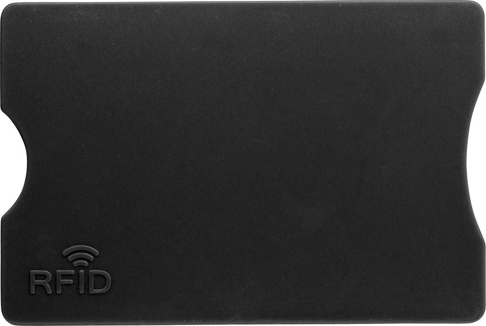 Kreditkartenhalter aus Kunststoff Sora - schwarz