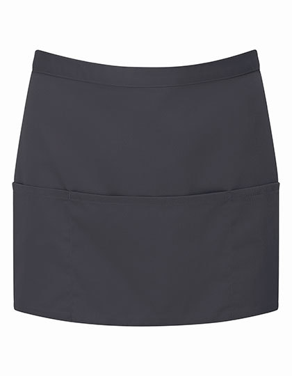 Premier Workwear - Colours Collection 3-Pocket Apron - Charcoal (ca. Pantone 7540C)